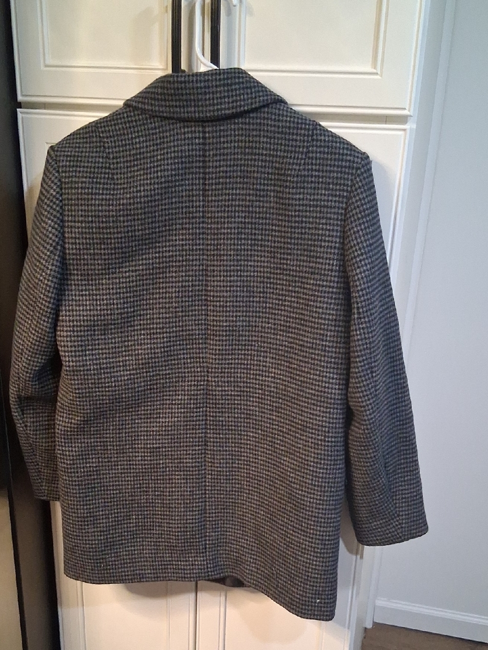 GAP Oversized Charcoal Houndstooth Long Blazer NWT Small - Picture 8 of 8
